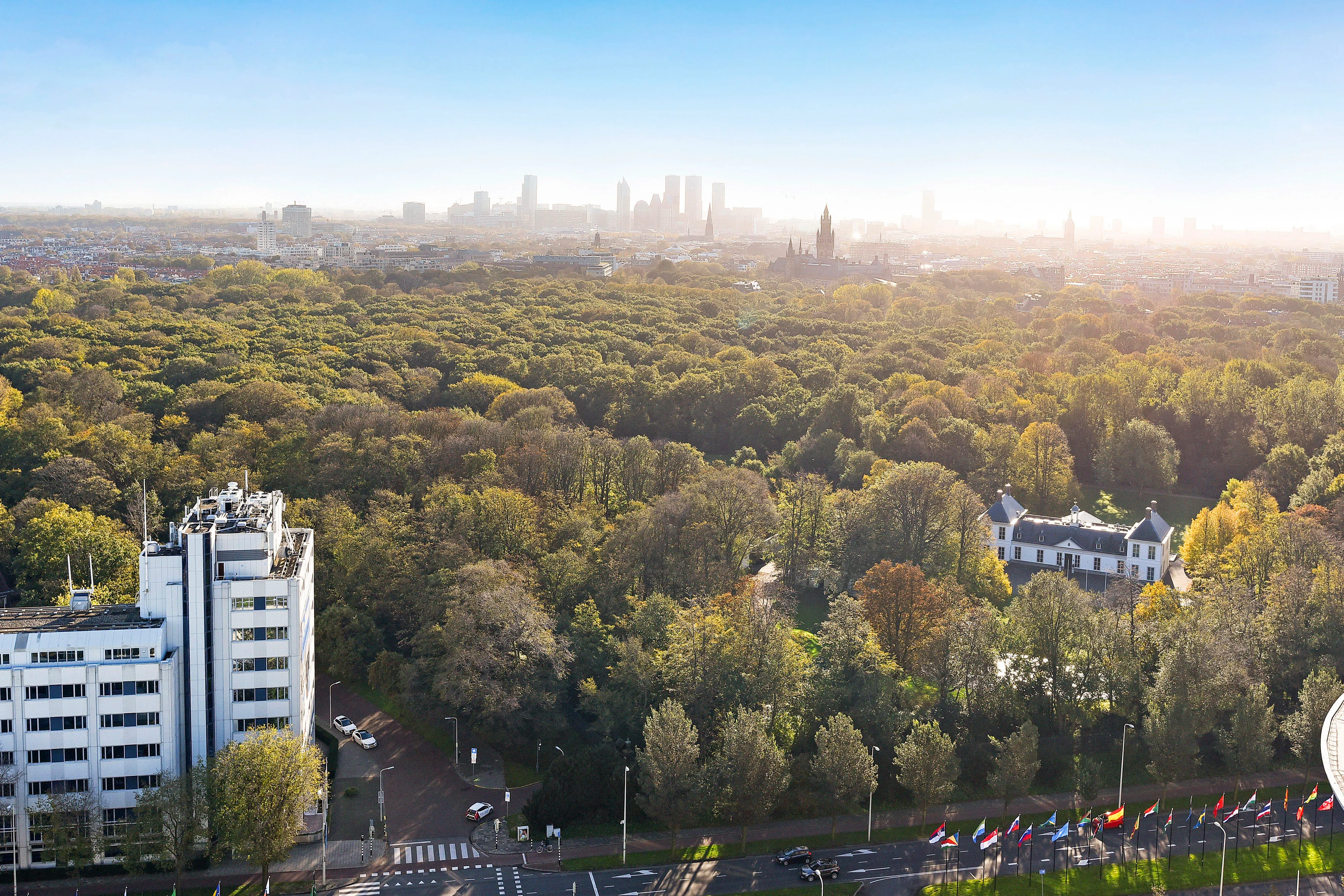 Blick auf den Turm von Oud
